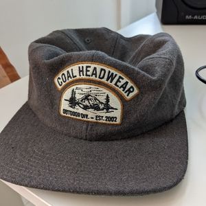 Grey 'Coal' Flannel Strapback